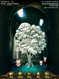 The zell tree, nearly fully grown