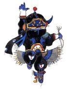 Chibi artwork by Yoshitaka Amano.