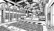 Mako Reactor 1 interior artwork for FFVII Remake