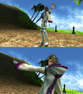 Paine White Mage Victory Pose