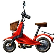 Motorized scooter concept.