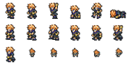 Set of Lann's sprites.