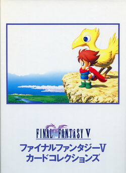 Final Fantasy V Card Collection Binder Front