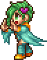 Rydia performing Summon