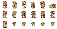 Set of Sarah's sprites.
