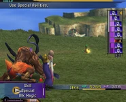 Ifrit in Critical in Final Fantasy X.