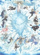 Vaan in the 25th Anniversary Poster of Final Fantasy.