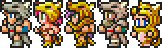 Main cast of Final Fantasy V as Berserkers.