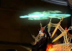 Sorceress Edea casts her Ice Strike Limit Break.