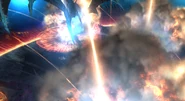 Bahamut Prime's Megaflare in Final Fantasy XIV.