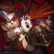 An Au Ra red mage, by Otani Marina.