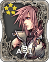 La carta de Lightning del Triple Triad