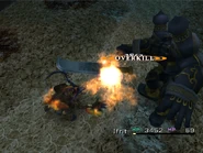 Ifrit attacking in Final Fantasy X.