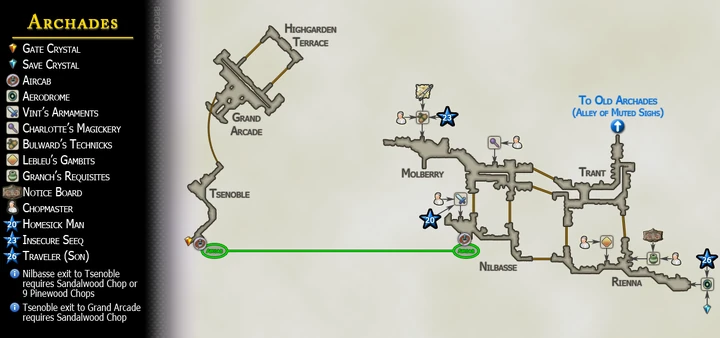 Map of the Imperial City of Archades.