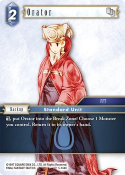 Orator [5-144C] Opus series card.