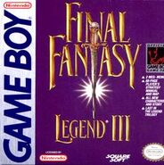 Final Fantasy Legend III Game Boy North America, 1993.