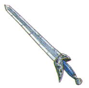 Official art of Mythril Sword from Final Fantasy III.