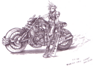 Sketch of Cloud on the Hardy-Daytona.