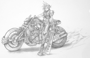 Cloud Motocycle Sketch