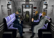 Interior of the vehicle.