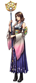 Artwork de Yuna dans Dissidia 012 Final Fantasy