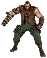Barret Wallace from FFVII Remake battle render.png (9.8 MB) Idle in-game model.