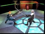 Sephiroth in Ehrgeiz: God Bless the Ring.