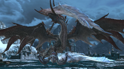 FFXIV Nidhogg defeated Hraesvelgr