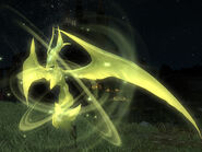 Garuda-Egi summonable by the player in Final Fantasy XIV.