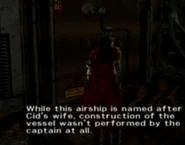 В Dirge of Cerberus инженер рассказывает, что Сид и Шера поженились.