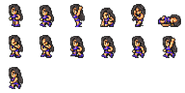 Set of Tifa's Wardrobe Record sprites.