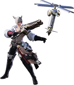 Machinist render for Final Fantasy XIV: Heavensward.