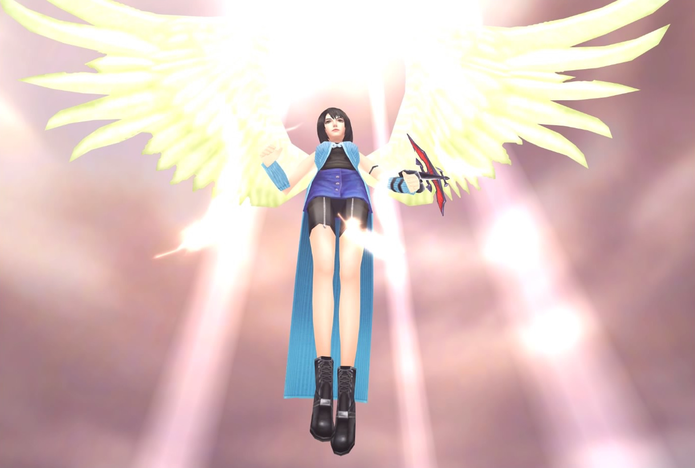 Wings final. Final Fantasy ангел. FF 8 Rinoa Wings. Крылья из оружия. 8 Крыльев у ангела.