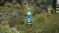 An aethernet shard in Gridania.