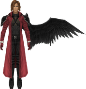 Winged model in Crisis Core -Final Fantasy VII-.