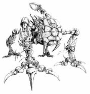 Concept artwork of Omega by Tetsuya Nomura.