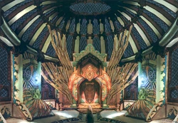 Besaid Temple artwork.