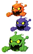 Artwork of Bombs from Chocobo's Dungeon 2.