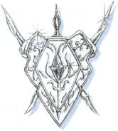 Official art of Crystal Shield from Final Fantasy VI.