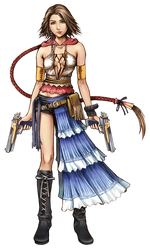 Yuna in Final Fantasy X-2.