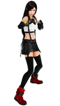 Tifa Lockhart from FFVII Remake battle render