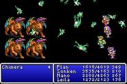 Toad1 cast on all enemies in Final Fantasy II (GBA).