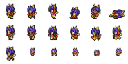 Set of Eiko's sprites.