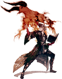 Summoner with Ifrit-Egi.