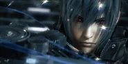 Noctis's eyes change color.