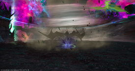 SMN using Summon Garuda II Aerial Blast from FFXIV