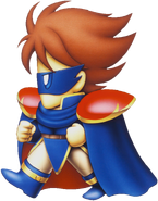 Bartz from Final Fantasy V as a Blue Mage.