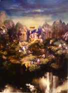 Artwork de Gongaga dans Crisis Core -Final Fantasy VII-