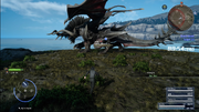 Dread Behemoth at Cape Caem Timed Quest in FFXV