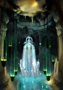 Early FFX - Crystal statue